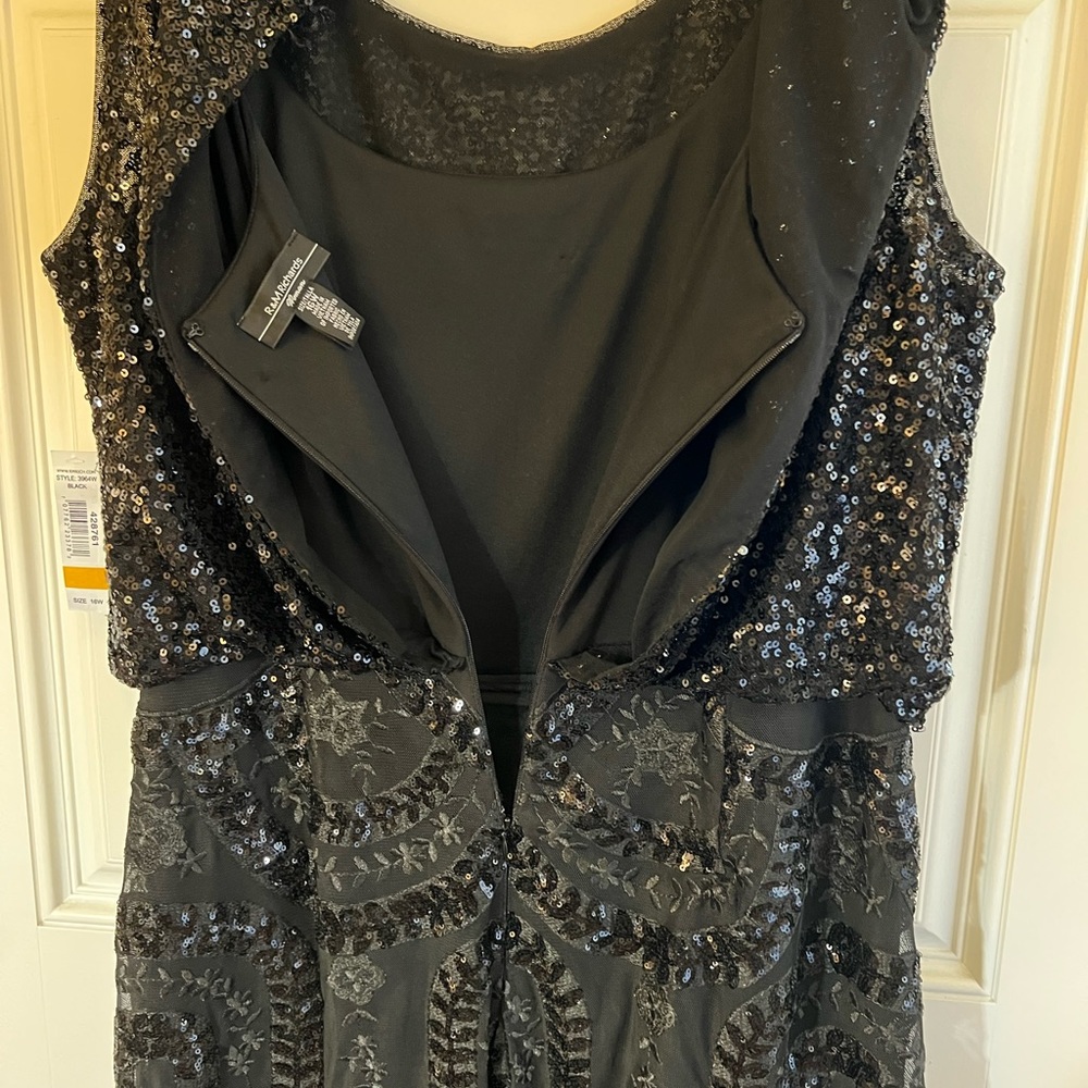 R&M RICHARDS Sequined Lace dress 16W NWT - Picture 8 of 15